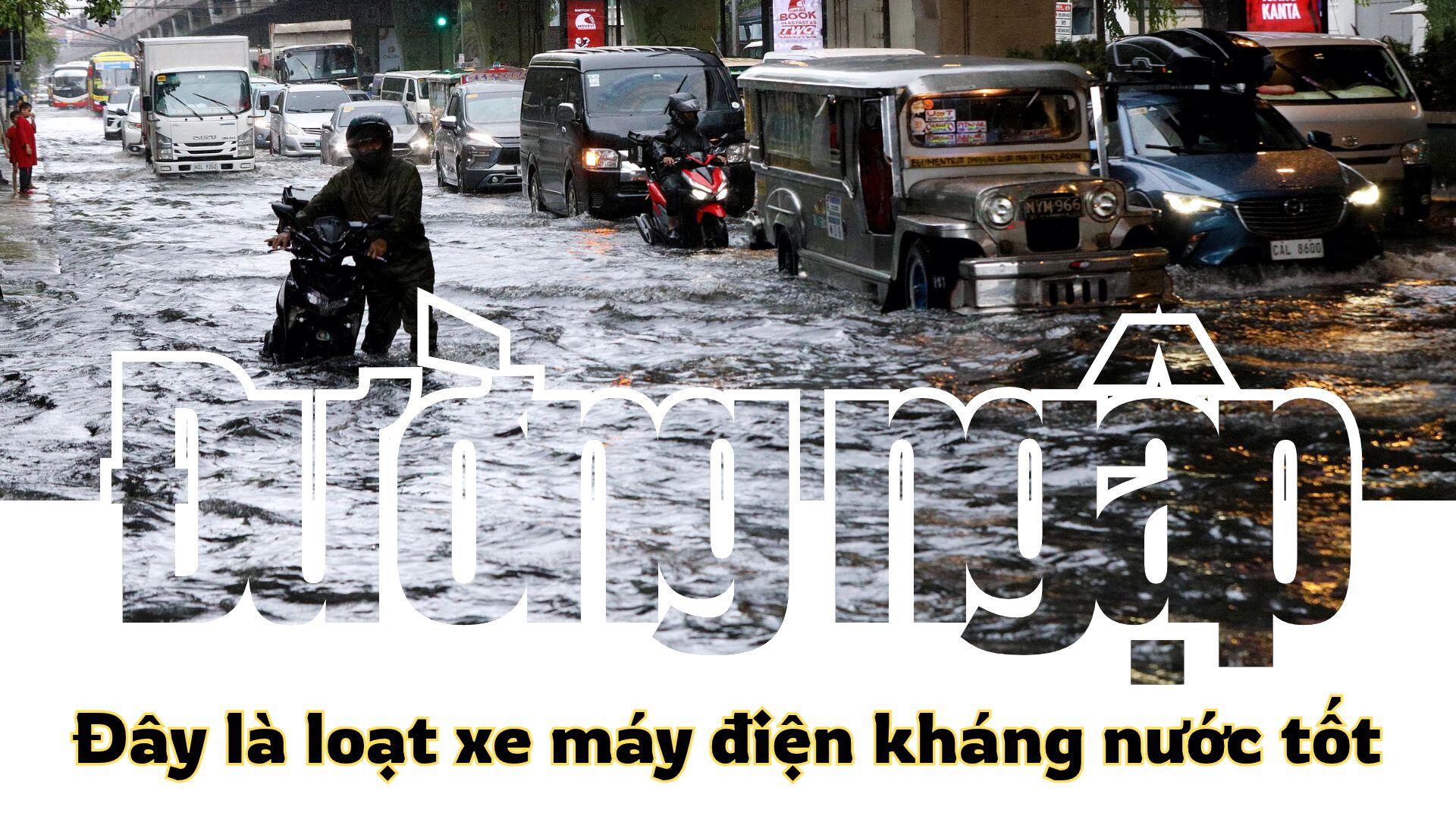 Loạt xe máy điện kháng nước tốt, phù hợp đi mưa và đường ngập nhẹ - 1