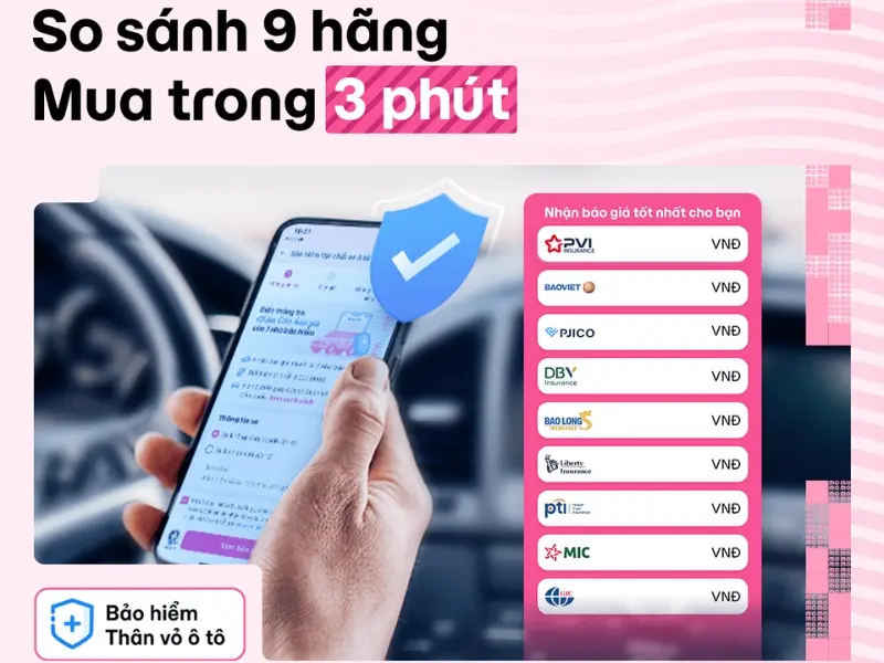 bảo hiểm thân vỏ ô tô