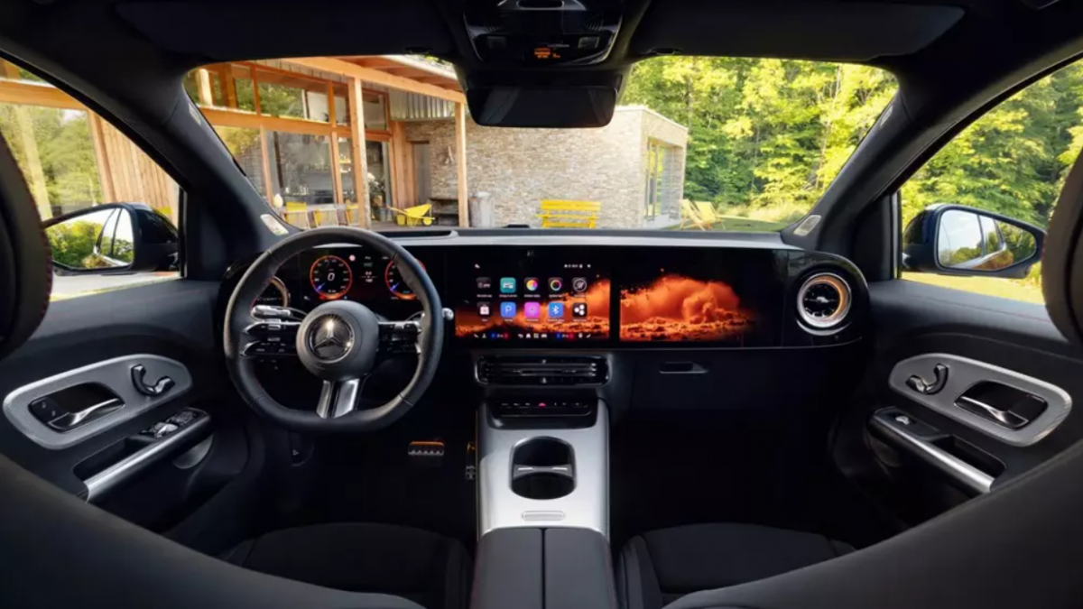 Thiết kế khoang lái Mercedes-Benz GLA 2027. Ảnh: Mercedes-Benz