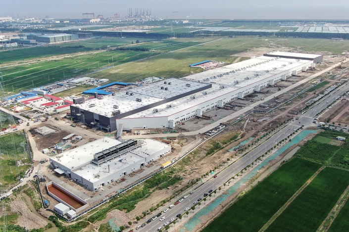 Nhà máy Gigafactory Thượng Hải. Ảnh: CX.