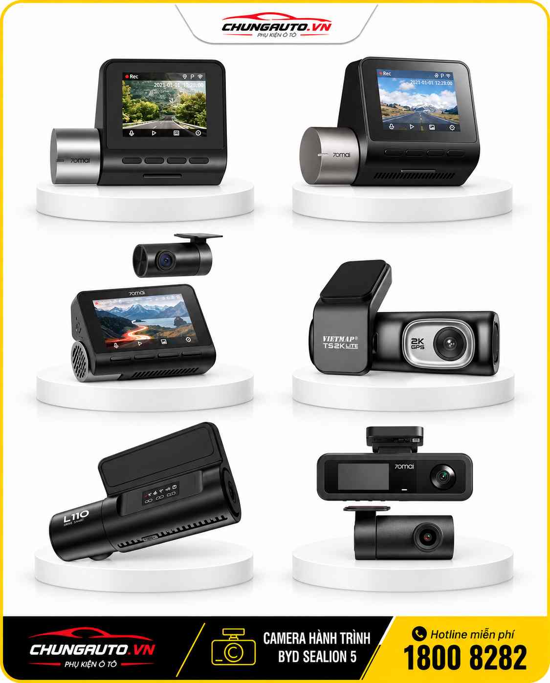 Camera hành trình BYD Sealion 5 tầm trung