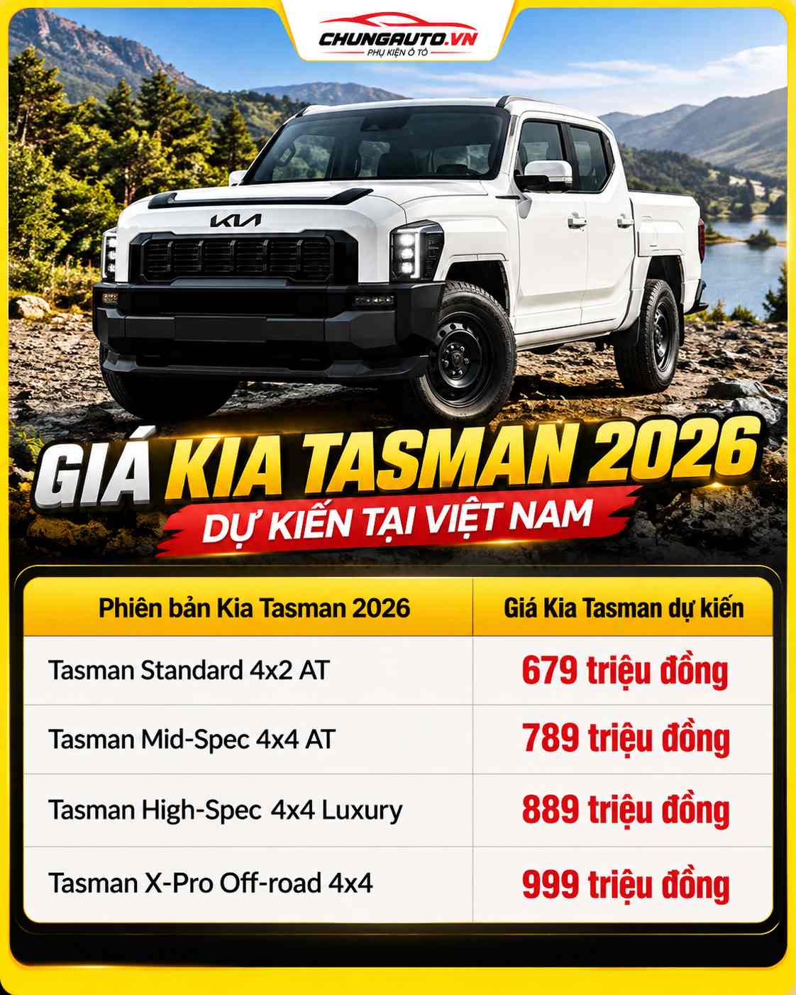 gia-kia-tasman-du-kien-tai-viet-nam