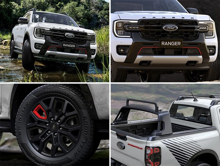Cụm đèn pha dạng chữ C ấn tượng trên Ford Ranger 2026