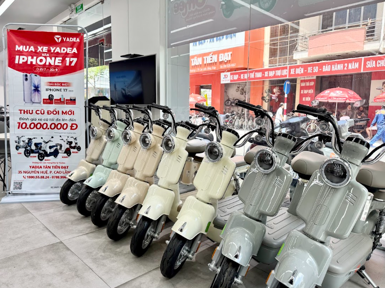 Nhiều thương hiệu uy tín tích cực triển khai các chương trình ưu đãi khi mua xe điện hai bánh giai đoạn này