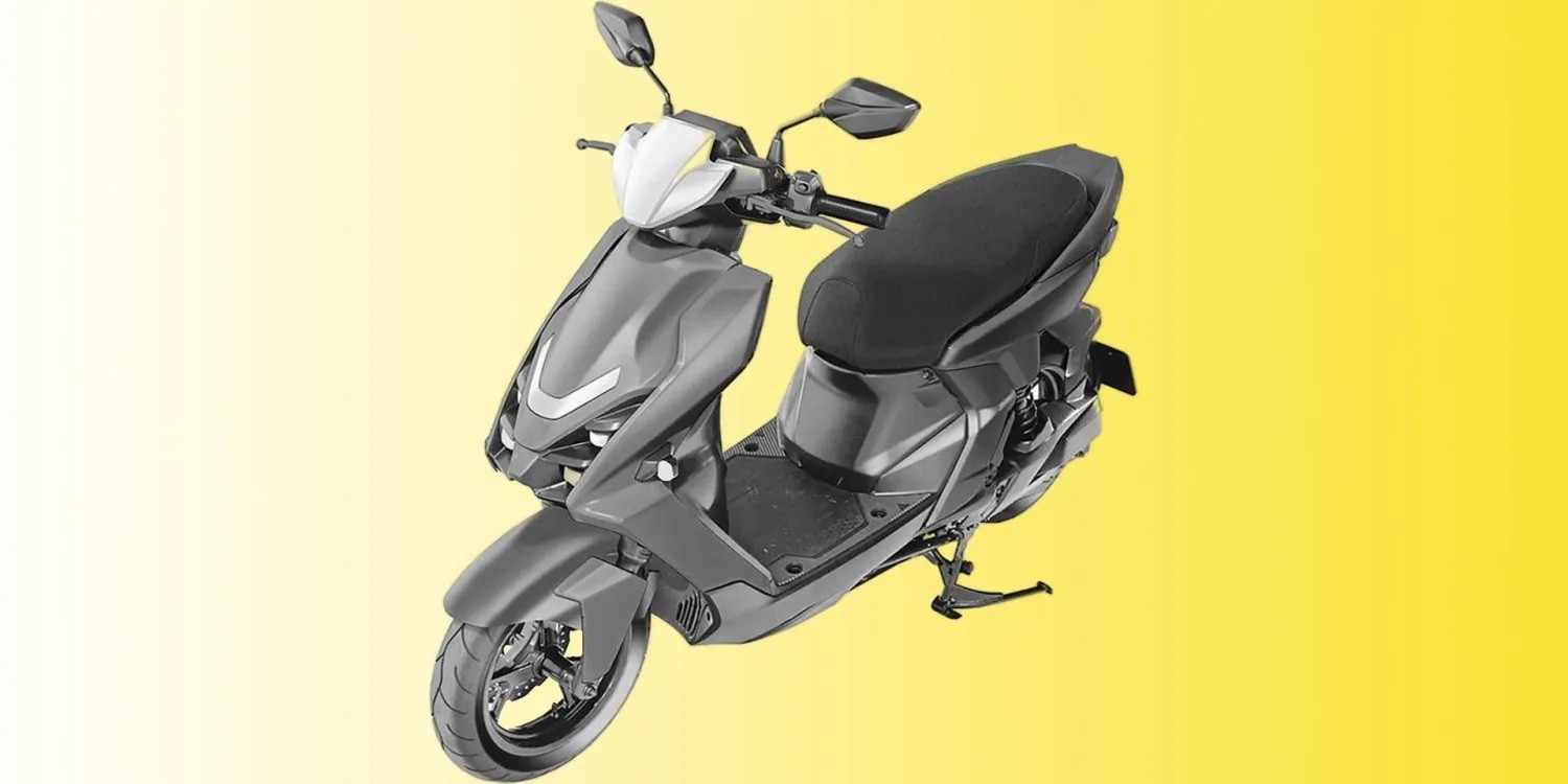 Hình ảnh đăng ký thiết kế của mẫu xe máy điện Yamaha mới tại Nhật Bản