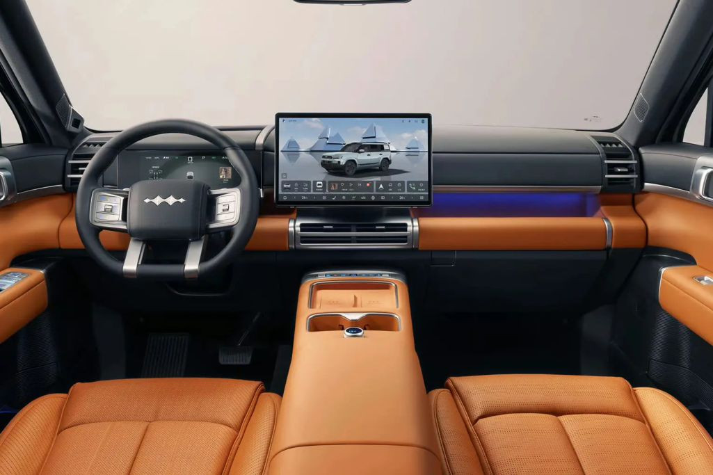 BYD Ti7 có khoang lái hiện đại