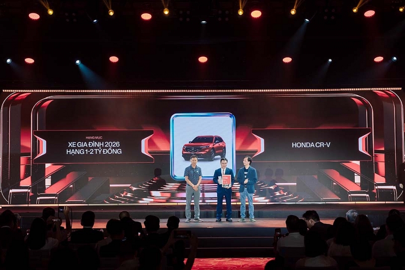 Honda CR-V ẵm giải “Xe gia đình của năm” tại Better Choice Awards 2026