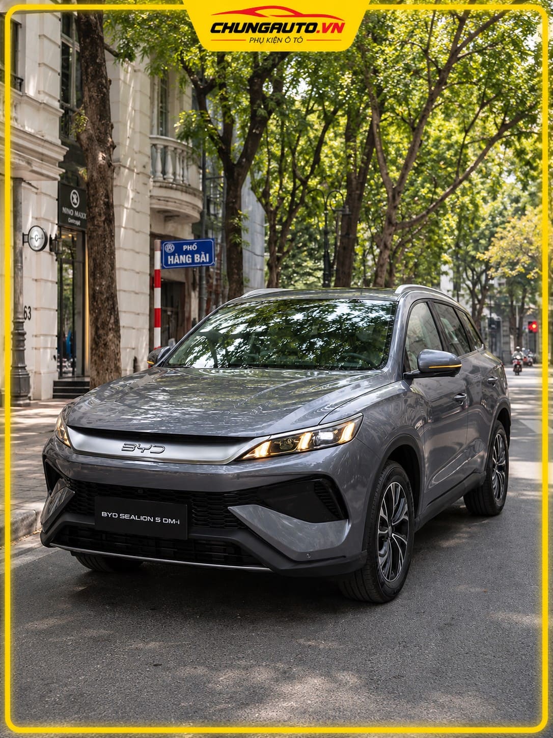 Màu xe BYD Sealion 5 xám Ceramic