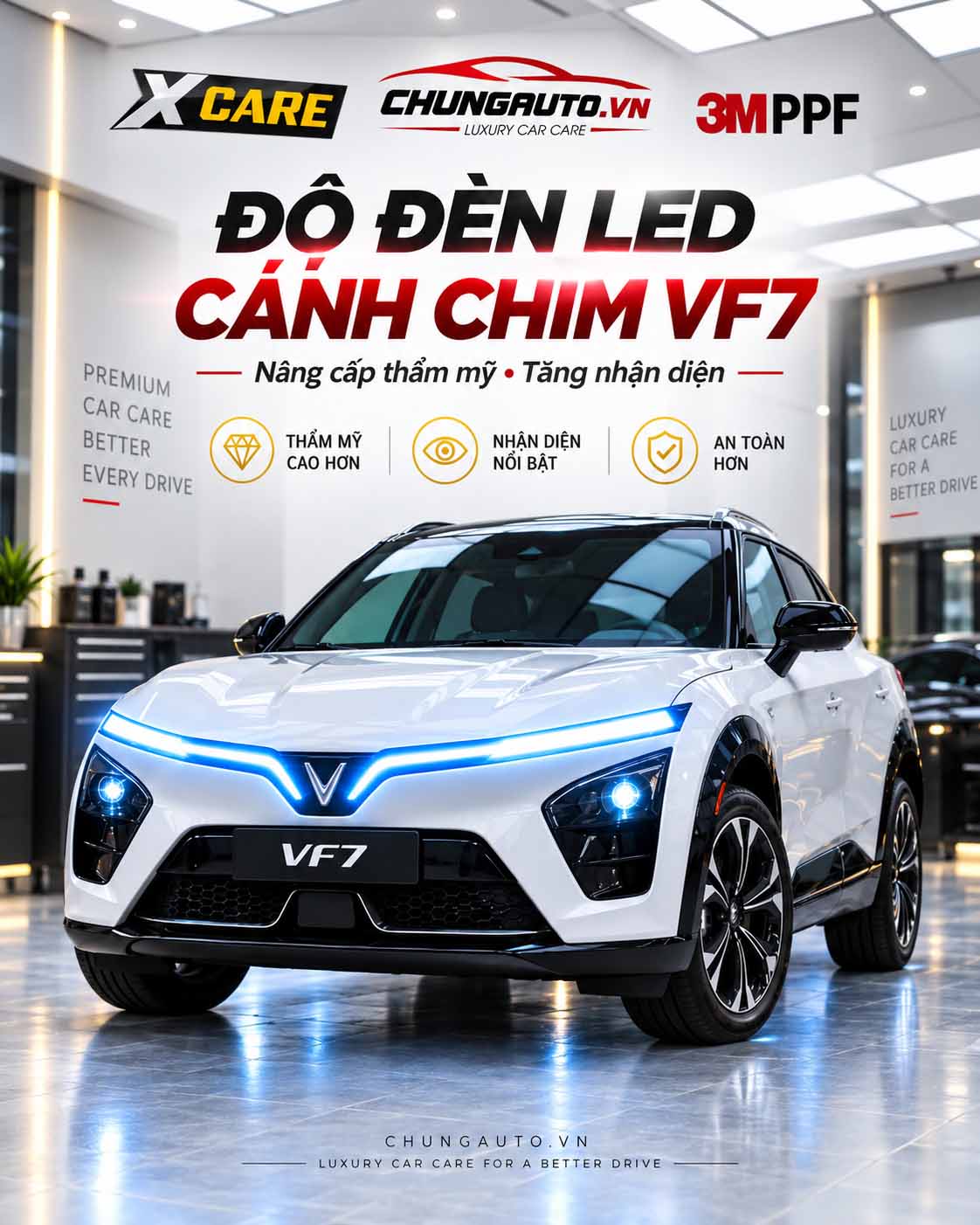 LED cánh chim VF7