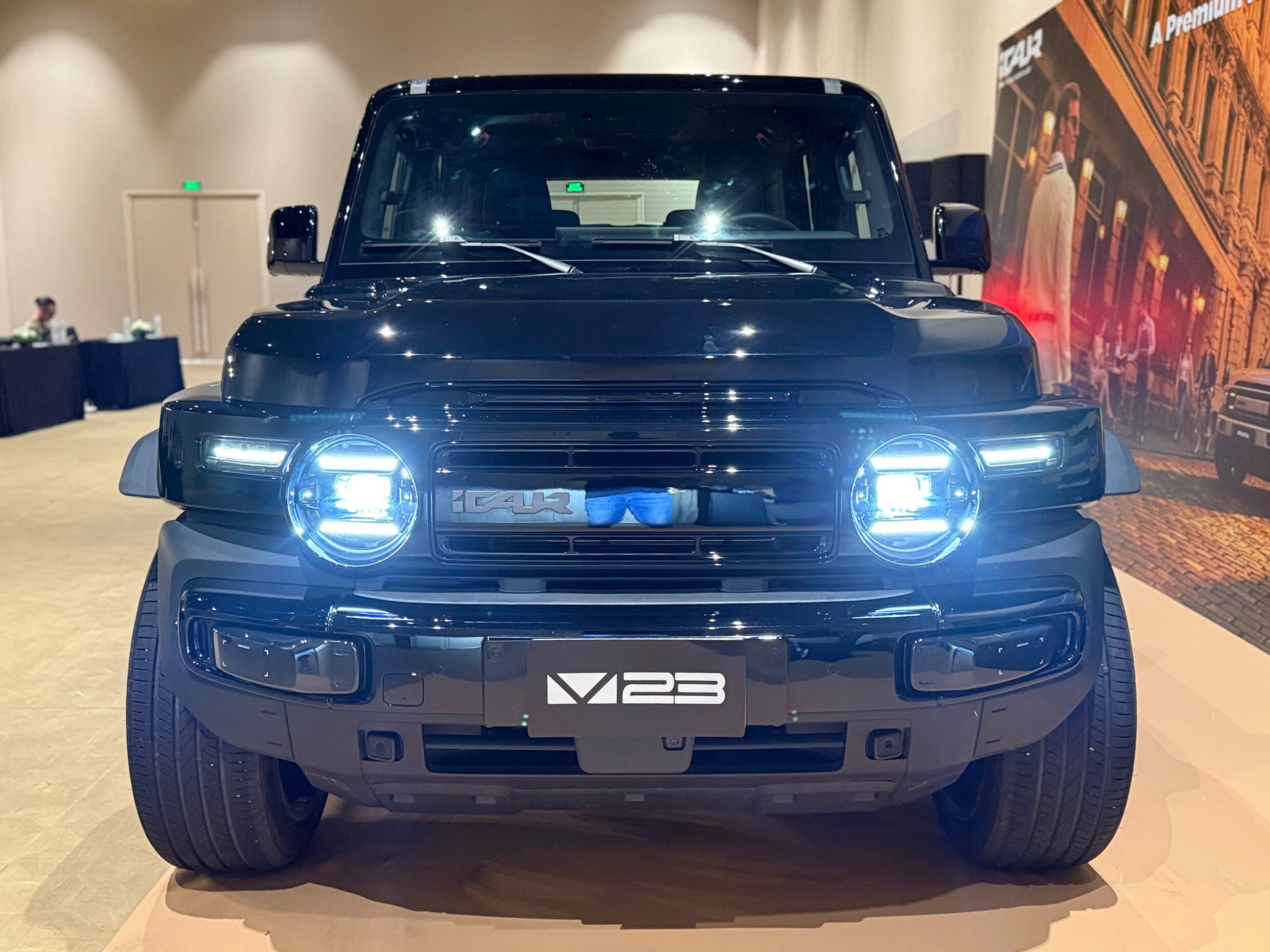 Thiết kế của V23 là sự pha trộn tinh tế giữa phong cách vuông vức của các dòng SUV địa hình.