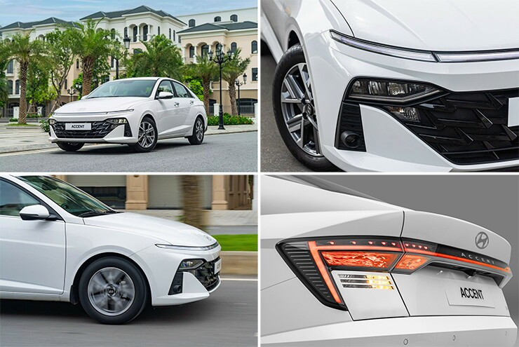 Thiết kế đầu xe Hyundai Accent