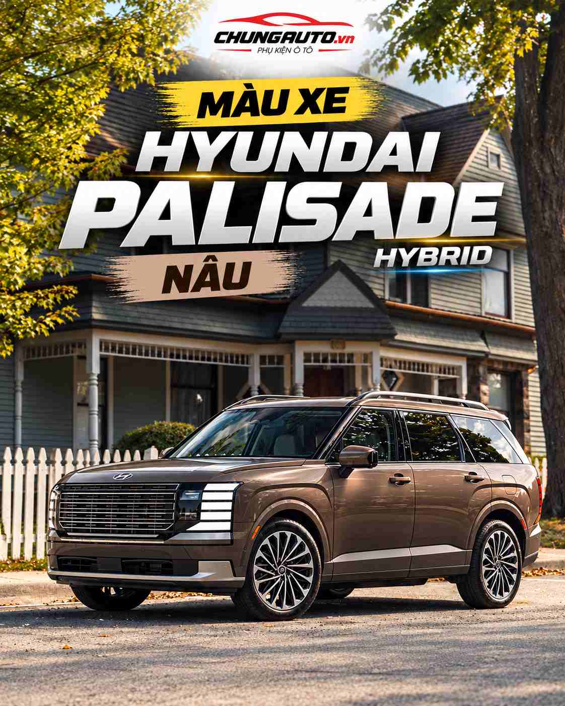Màu xe Hyundai Palisade Hybrid Nâu