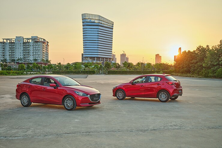 Mazda2 2026 sở hữu mức giá cạnh tranh trong phân khúc xe hạng B