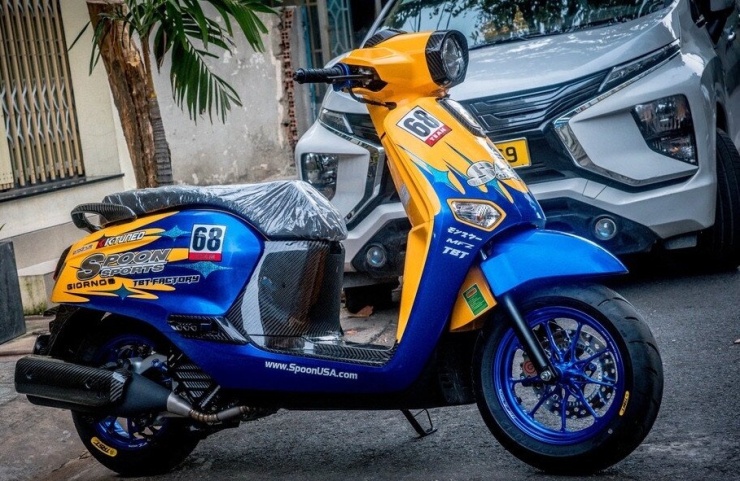 “Xe ga cho mẹ đi chợ” Honda Giorno độ cực chất, tiền đồ chơi đắt ngang giá xe - 2