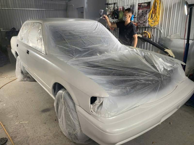 Dịch vụ sơn xze ô tô chuyên nghiệp tại Lê Gia Auto
