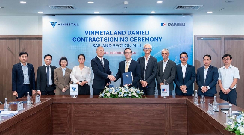 Bước ngoặt hạ tầng: Vinmetal và Danieli bắt tay làm thép đường sắt cao tốc