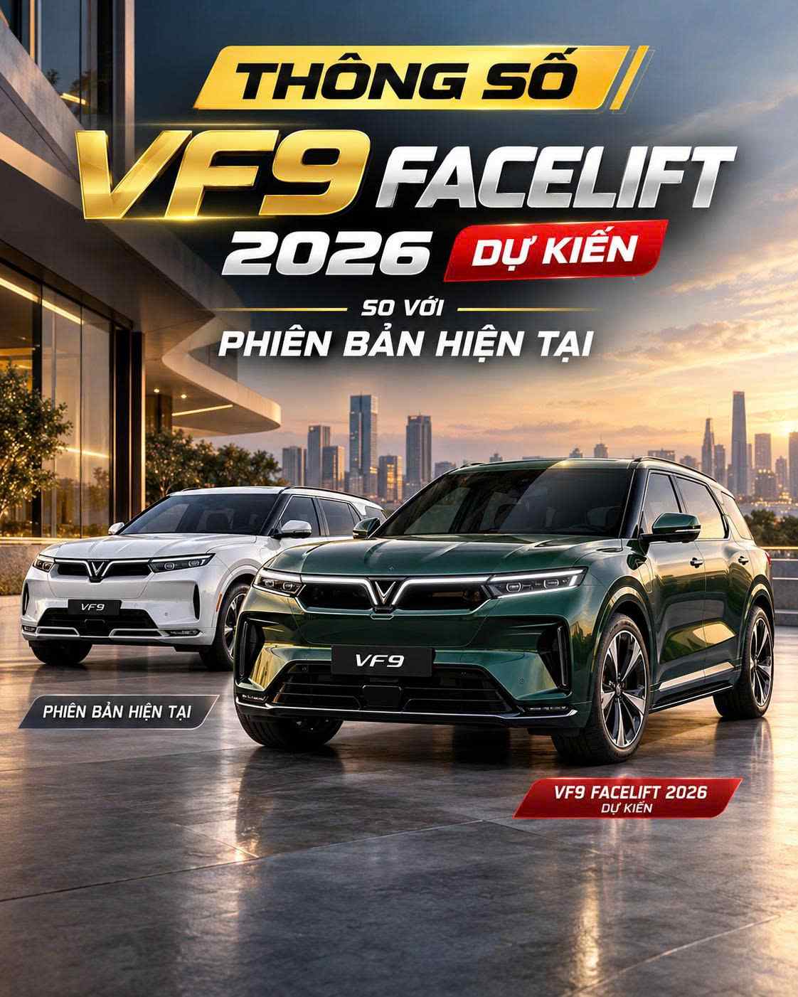 Thông số VF9 Facelift 2026 dự kiến