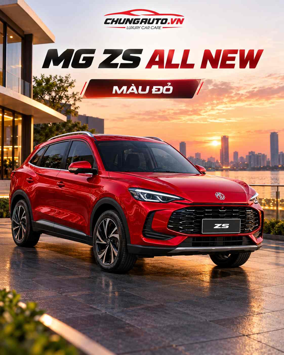 MG ZS All New 2026 màu đỏ