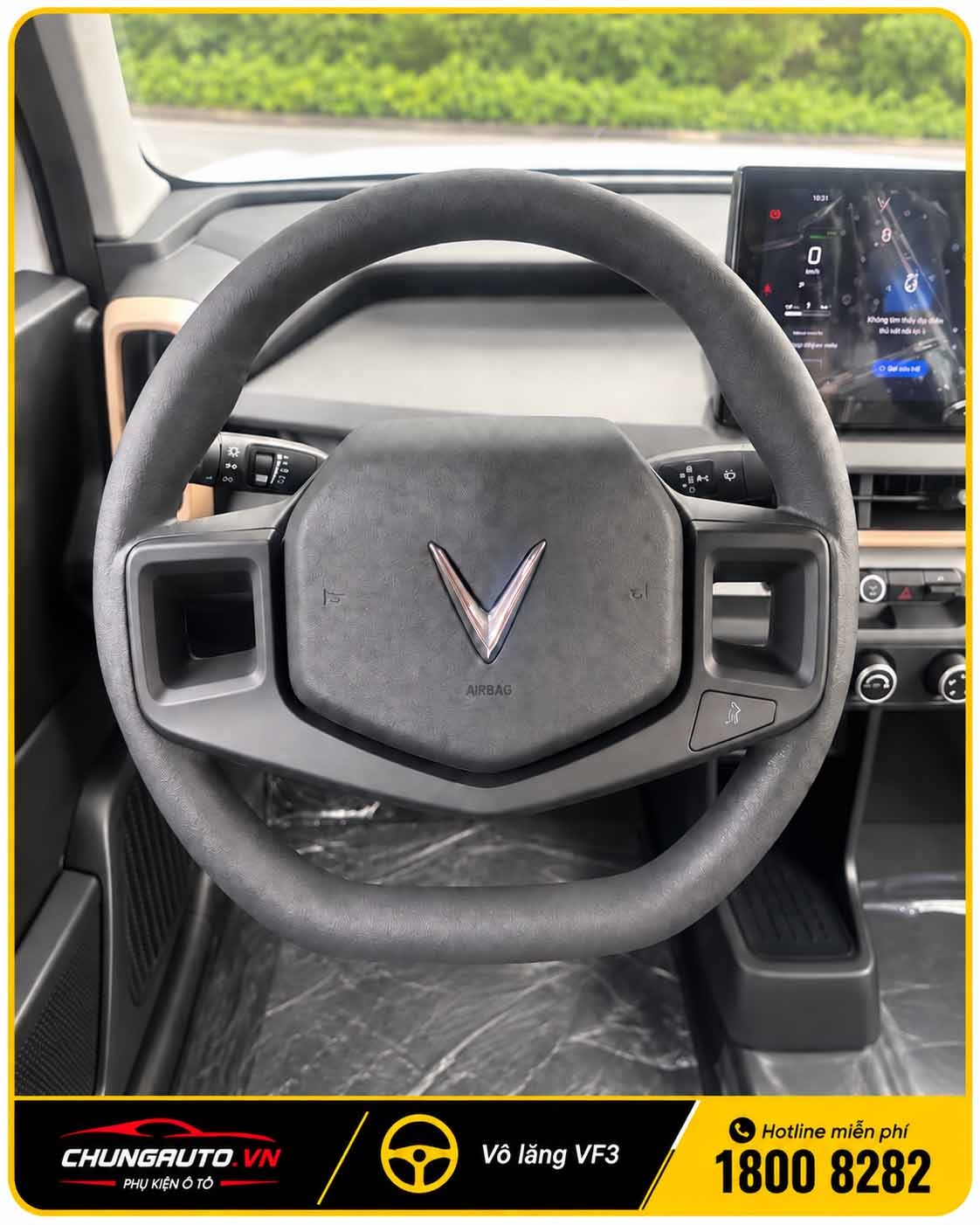 Vô lăng VF3 nguyên bản