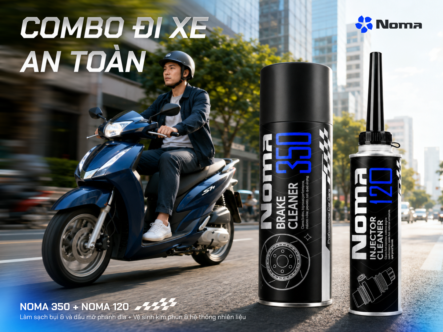 Hệ sinh thái sản phẩm hỗ trợ chăm xe tại nhà toàn diện
