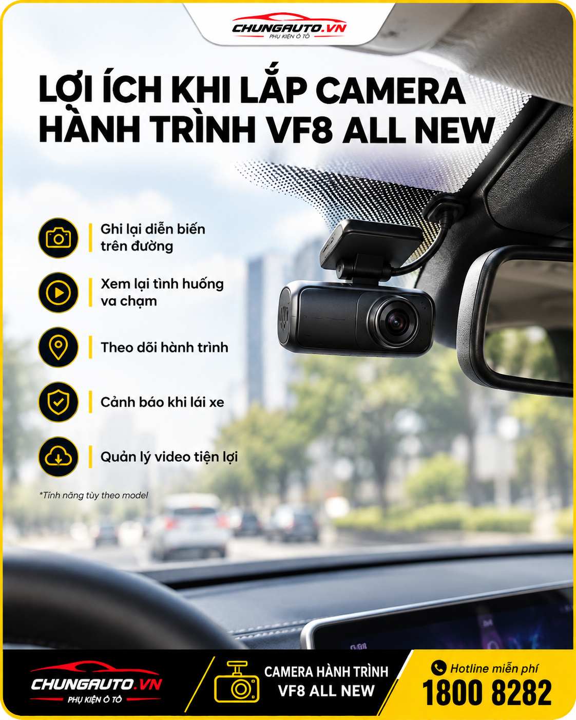 Lợi ích khi lắp camera hành trình VF8 All New
