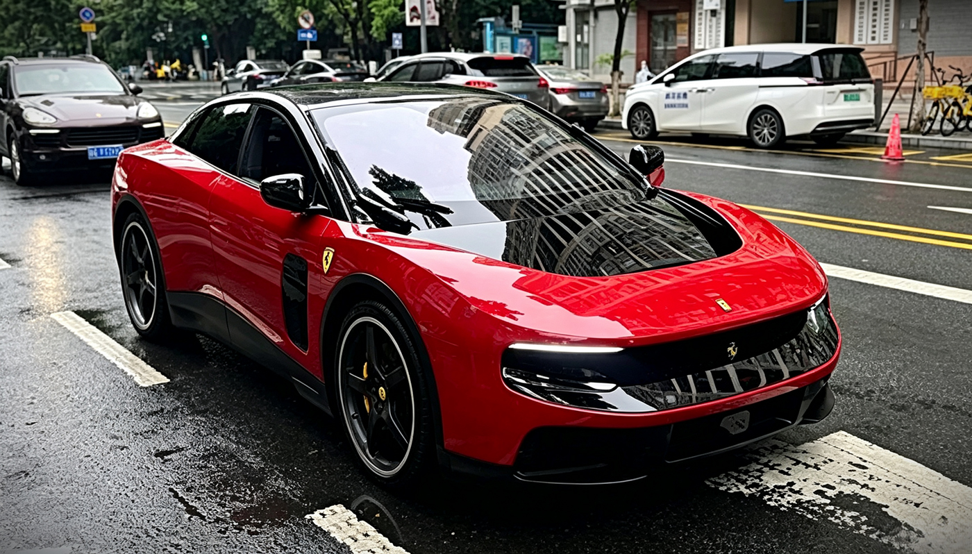 Ferrari Luce trên đường phố Trung Quốc