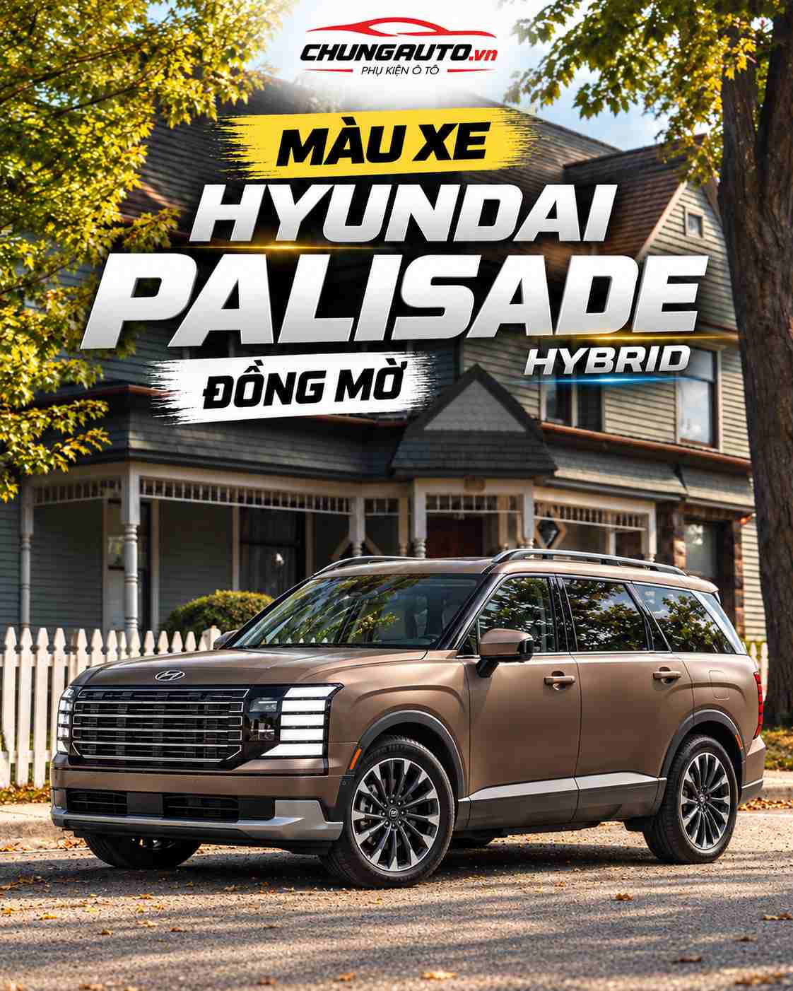 Màu xe Hyundai Palisade Hybrid Đồng mờ