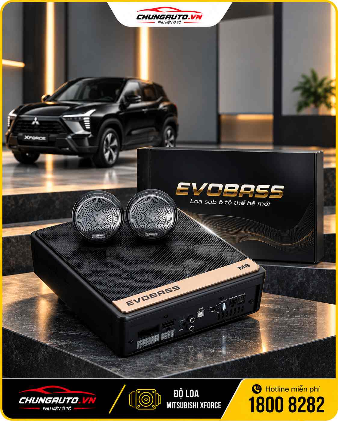 do-loa-mitsubishi-xforce-voi-loa-sub-dien-texpad-evobass-m8