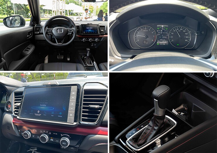 Hàng ghế thứ hai rộng rãi trên Honda City