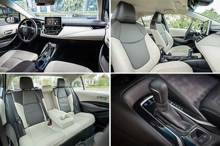 Không gian nội thất Toyota Corolla Altis 2026