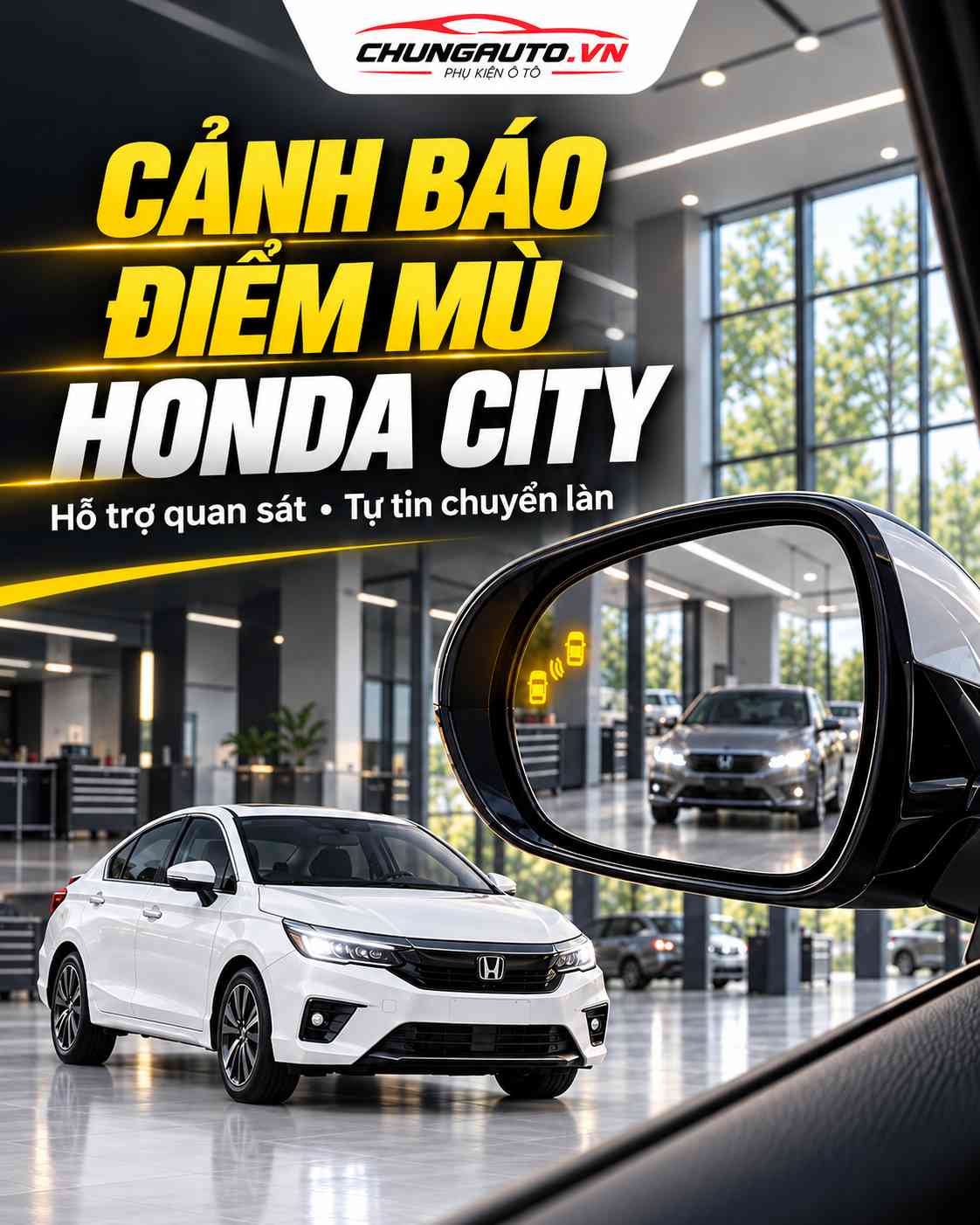 Cảnh báo điểm mù Honda City