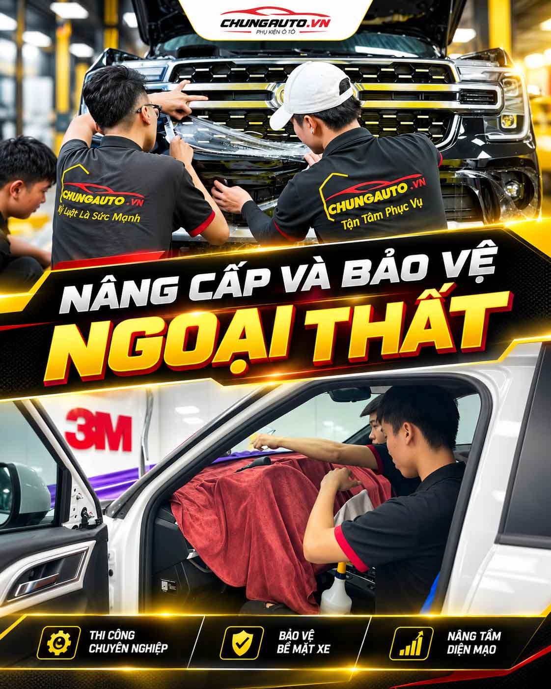 Nâng cấp và bảo vệ ngoại thất tại ChungAuto Thái Nguyên