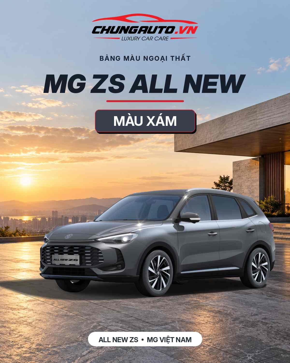 MG ZS All New 2026 màu xám