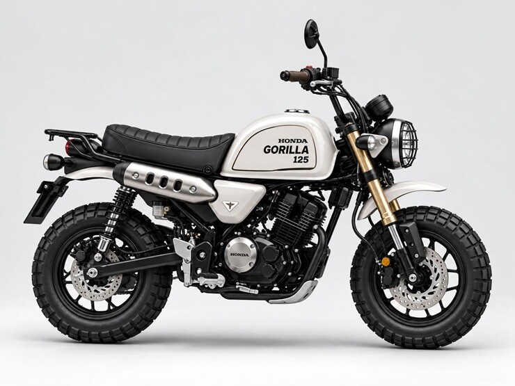 Honda Gorilla 125 2027: “Khỉ đột” hồi sinh, bình xăng 12 lít, sẵn sàng đi xa - 2