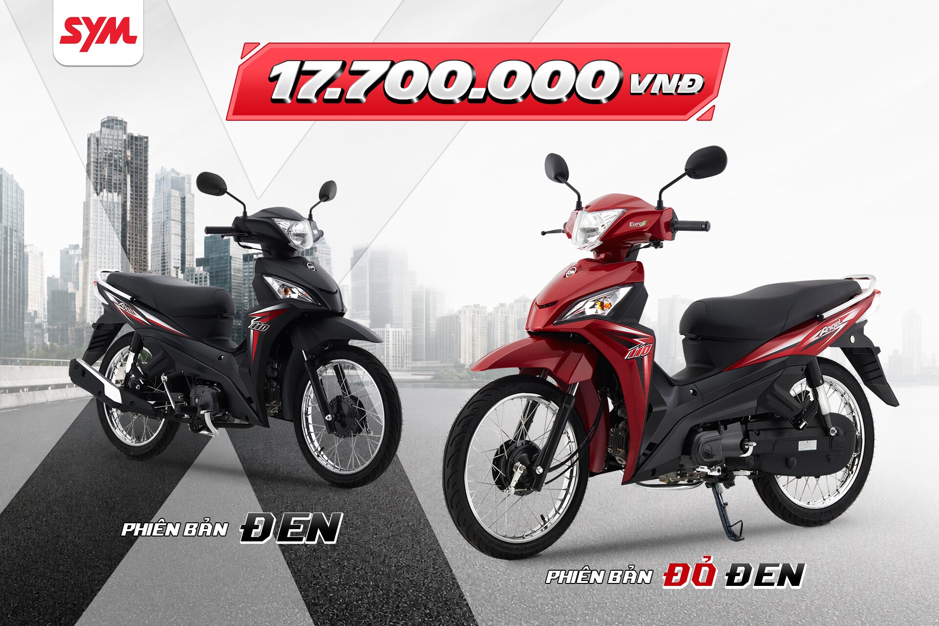 Angel 110 có giá chỉ từ 17,7 triệu đồng