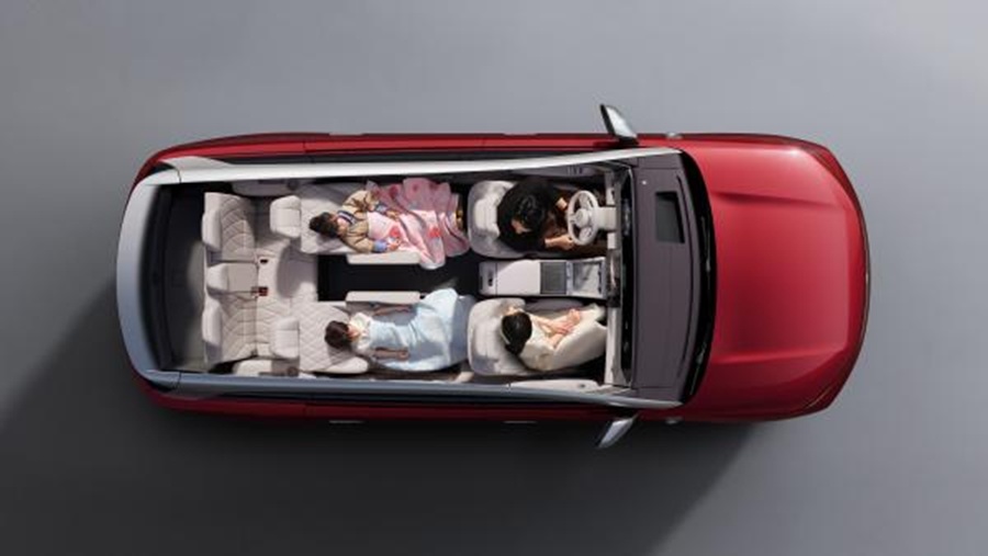 BYD Great Tang, mẫu SUV từng áp dụng cấu hình ghế 2+2+3 trước khi Xiaomi giới thiệu Skynomad N90