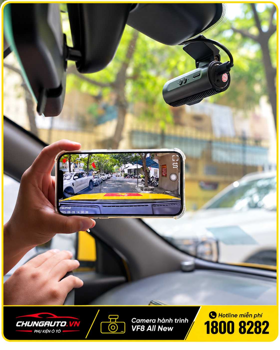 Lap camera hanh trinh VF8 All New