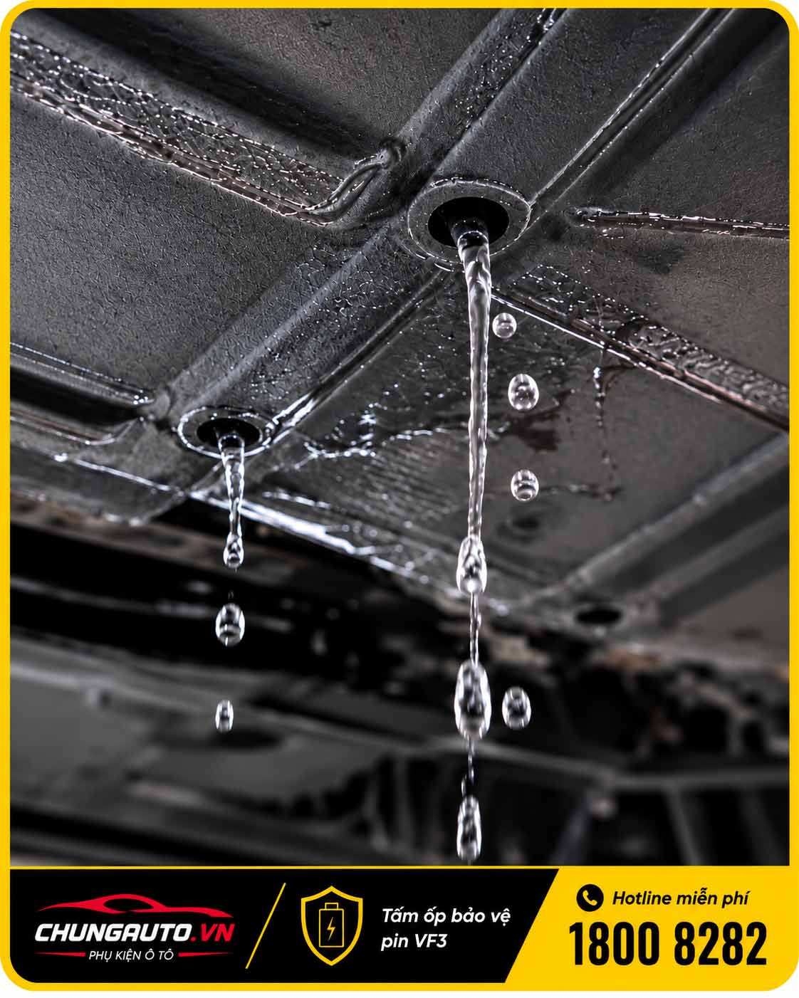 Lỗ thoát nước của tấm bảo vệ pin VF3
