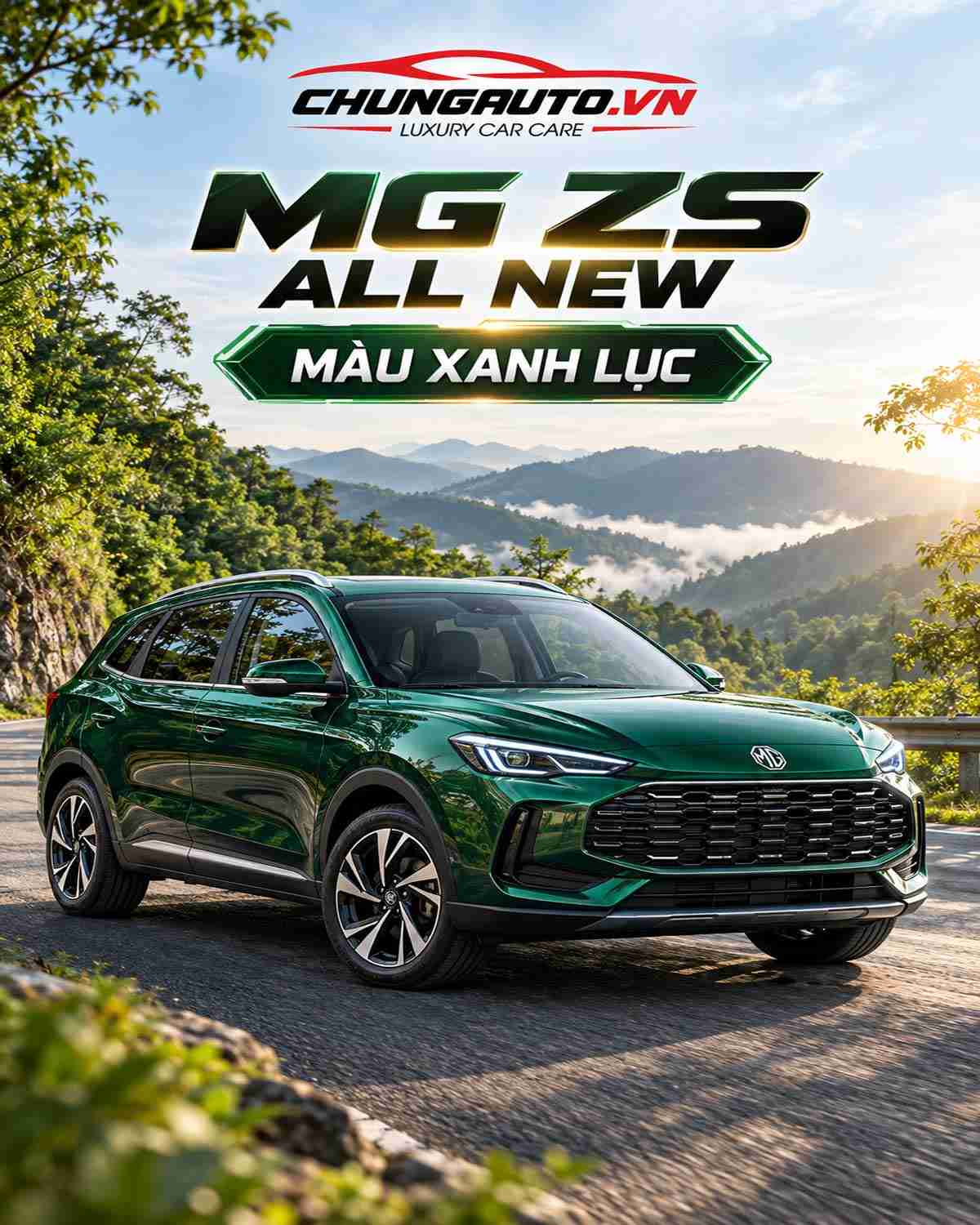 MG ZS All New 2026 màu xanh lục