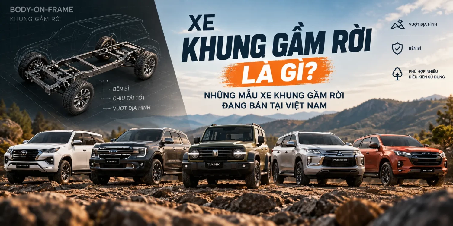 Xe khung gầm rời