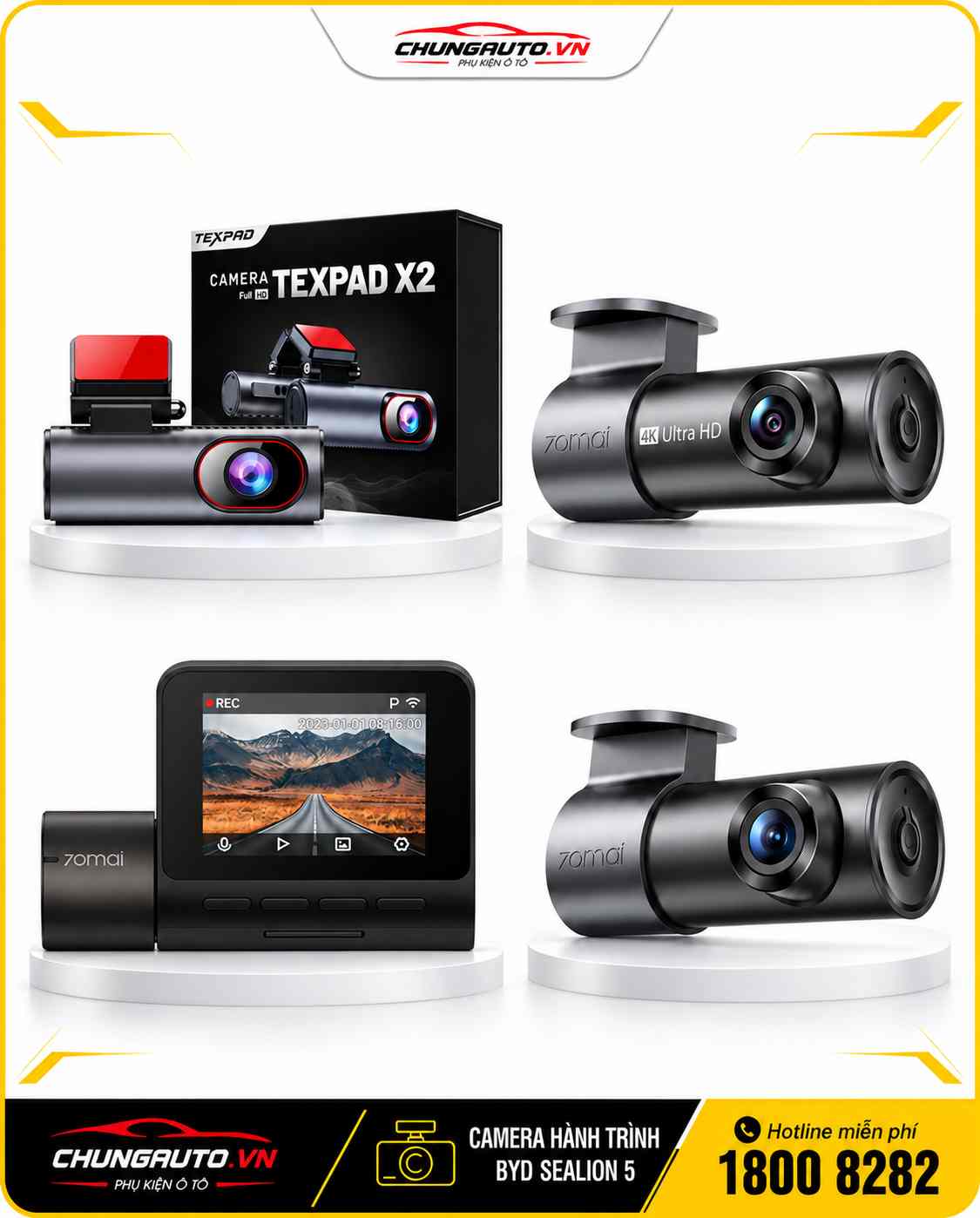 Camera hành trình BYD Sealion 5 cơ bản