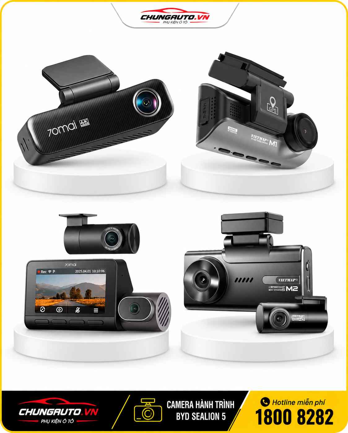 Camera hành trình BYD Sealion 5 cao cấp