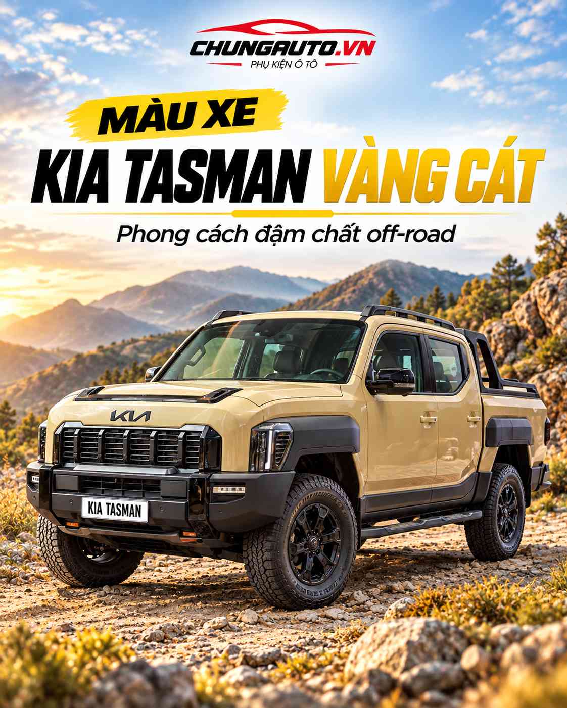 Màu xe Kia Tasman Vàng cát