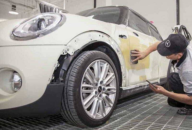 Dấu hiệu đẻ nhận biết một gara sơn xe kém chất lượng