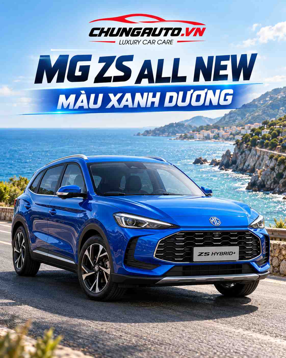 MG ZS All New 2026 màu xanh dương