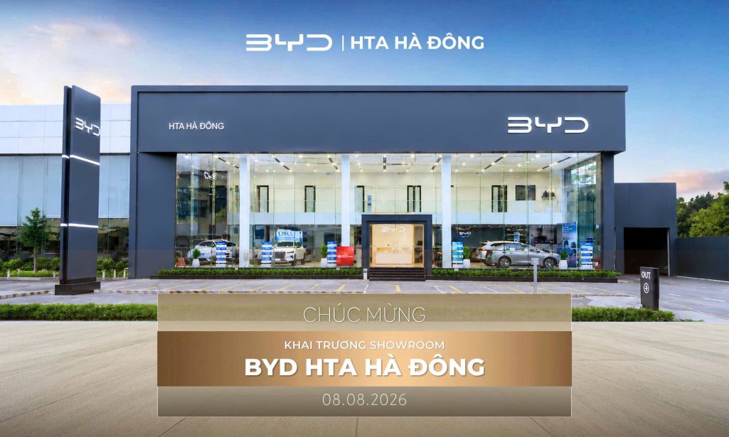 Hình ảnh showroom BYD HTA Hà Đông